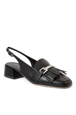 Bruno Magli Olive Women’s Shoes Calf-Skin Leather Side Kiltie Horse-Bit Slingback Pump (BMW1039)