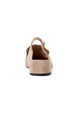 Bruno Magli Olive Women’s Shoes Suede Side Kiltie Horse-Bit Slingback Pump (BMW1038)