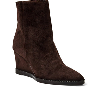 Bruno Magli Opera Women’s Shoes Suede Leather Wedge Boot (BMW1023)-AmbrogioShoes