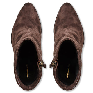 Bruno Magli Opera Women’s Shoes Suede Leather Wedge Boot (BMW1023)-AmbrogioShoes