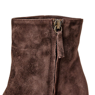 Bruno Magli Opera Women’s Shoes Suede Leather Wedge Boot (BMW1023)-AmbrogioShoes