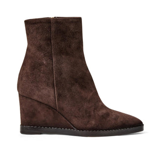 Bruno Magli Opera Women’s Shoes Suede Leather Wedge Boot (BMW1023)-AmbrogioShoes