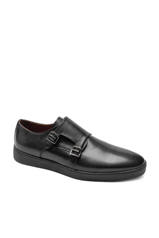 Bruno Magli Palestro Leather Double Monk Sneaker