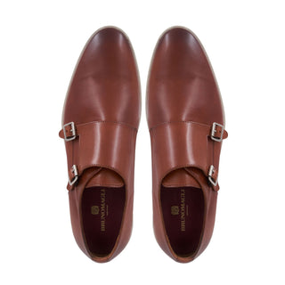 Bruno Magli Palestro Men's Shoes Calf-Skin Leather Double Monk-Strap Sneaker (BM1070)-AmbrogioShoes