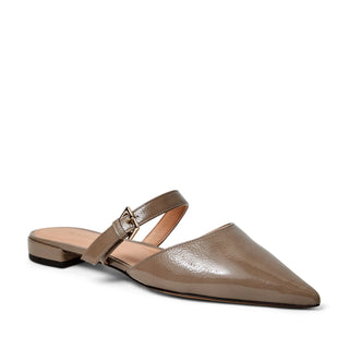 Bruno Magli Pasha Women’s Shoes Patent Leather Buckle Mule (BMW1017)-AmbrogioShoes