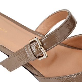 Bruno Magli Pasha Women’s Shoes Patent Leather Buckle Mule (BMW1017)-AmbrogioShoes