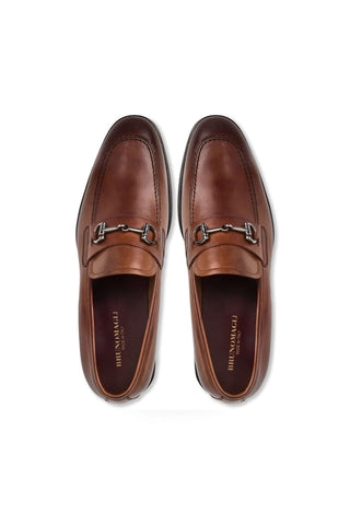 Bruno Magli Pasquale Leather Horse-Bit Loafer-AmbrogioShoes