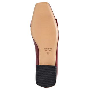 Bruno Magli Perla Women’s Shoes Patent Calf-Skin Leather Horse-Bit Flat (BMW1010)-AmbrogioShoes