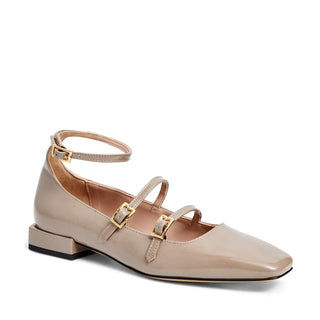 Bruno Magli Petra Women’s Shoes Patent Calf-Skin Leather Mary Jane Flat (BMW1008)-AmbrogioShoes