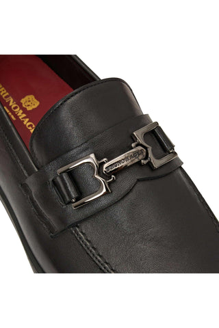 Bruno Magli Prato Calf-Skin Leather Horse-Bit Sneaker (BM1002)