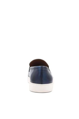 Bruno Magli Prato Leather Horse-Bit Slip-On Penny Loafer (BM1003)