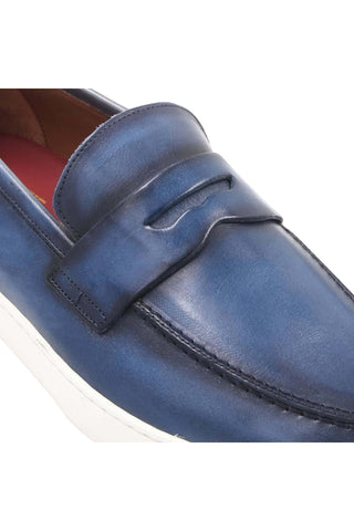 Bruno Magli Prato Leather Horse-Bit Slip-On Penny Loafer (BM1003)