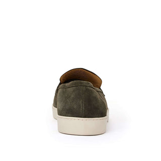 Bruno Magli Prato Suede Slip-On Penny Loafer (BM1003)-AmbrogioShoes