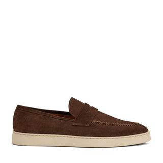 Bruno Magli Prato Suede Slip-On Penny Loafer (BM1003)-AmbrogioShoes