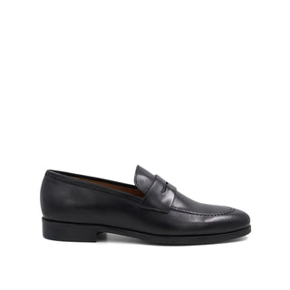 Bruno Magli Preston Burnished Calf-Skin Leather Penny Loafer (BM1074)-AmbrogioShoes