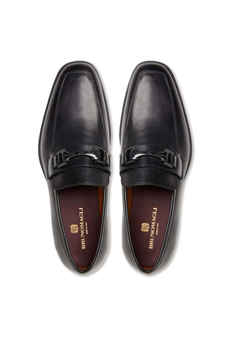 Bruno Magli Raging Calf-Skin Leather Horse-Bit Loafer (BM1024)