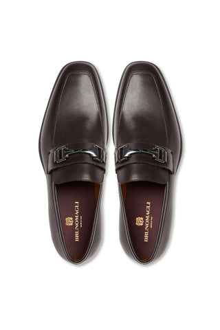 Bruno Magli Raging Calf-Skin Leather Horse-Bit Loafer (BM1024)