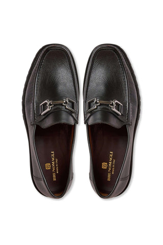 Bruno Magli Rocky Leather Horse-Bit Loafers (BM1009)