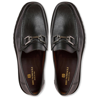 Bruno Magli Rocky Men's Shoes Calf-Skin Leather Horse-Bit Loafers (BM1009)-AmbrogioShoes