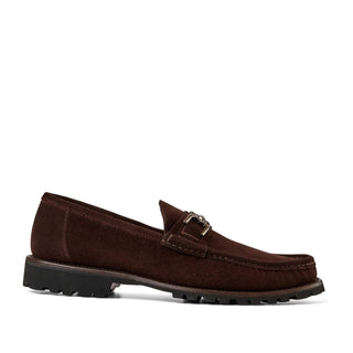 Bruno Magli Rocky Suede Leather Horse-Bit Loafers (BM1008)-AmbrogioShoes