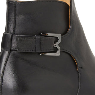 Bruno Magli Rubino Men's Shoes Calf-Skin Leather Side Zip Boot (BM1098)-AmbrogioShoes
