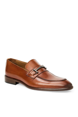 Bruno Magli Sante Calf-Skin Leather Horse-Bit Loafer (BM1015)-AmbrogioShoes