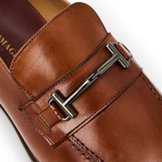 Bruno Magli Sante Calf-Skin Leather Horse-Bit Loafer (BM1015)-AmbrogioShoes