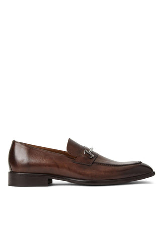 Bruno Magli Sante Calf-Skin Leather Horse-Bit Loafer (BM1015)-AmbrogioShoes