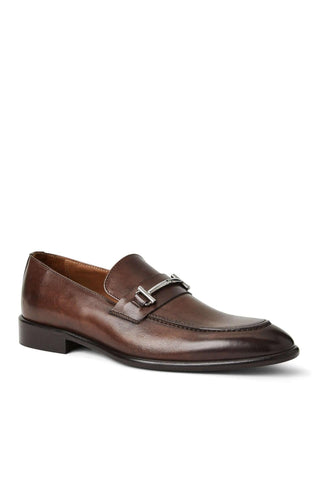 Bruno Magli Sante Calf-Skin Leather Horse-Bit Loafer (BM1015)-AmbrogioShoes