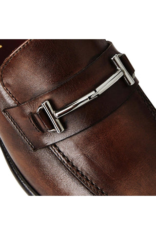 Bruno Magli Sante Leather Horse-Bit Loafer (BM1015)
