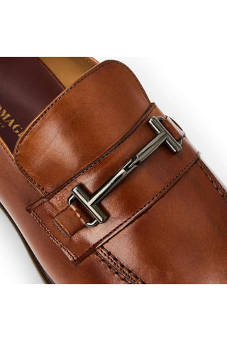 Bruno Magli Sante Leather Horse-Bit Loafer (BM1015)