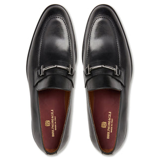 Bruno Magli Sante Men's Shoes Calf-Skin Leather Horse-Bit Loafer (BM1015)-AmbrogioShoes
