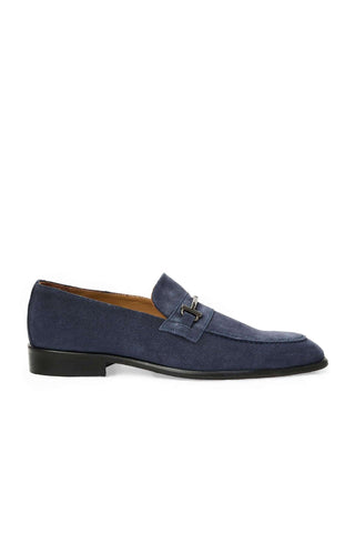 Bruno Magli Sante Suede Horse-Bit Loafer (BM1020)-AmbrogioShoes