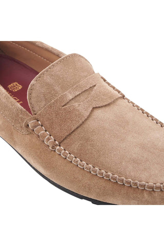 Bruno Magli Taranto Suede Moccasin Penny Driver-AmbrogioShoes