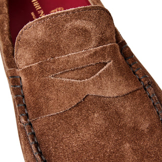 Bruno Magli Taranto Suede Moccasin Penny Driver-AmbrogioShoes