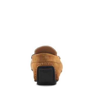 Bruno Magli Taranto Suede Moccasin Penny Driver-AmbrogioShoes