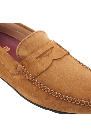 Bruno Magli Taranto Suede Moccasin Penny Driver