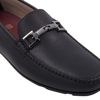 Bruno Magli Taso Calf-Skin Leather Horse-Bit Moccasin Driver (BM1065)-AmbrogioShoes