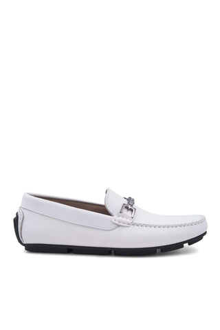 Bruno Magli Taso Leather Horse-Bit Moccasin Driver