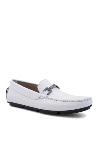 Bruno Magli Taso Leather Horse-Bit Moccasin Driver