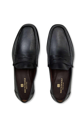 Bruno Magli Tonio Leather Penny Loafer