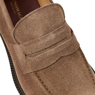 Bruno Magli Venezia Suede Leather Slip-On Penny Loafer (BM1007)-AmbrogioShoes