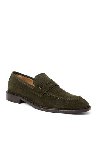 Bruno Magli Venezia Suede Slip-On Penny Loafer (BM1007)-AmbrogioShoes