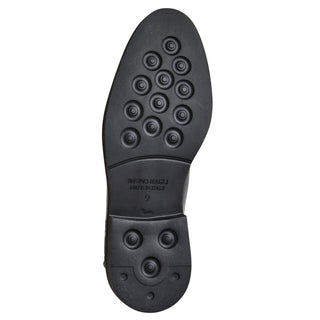 Bruno Magli Vespa Men's Shoes Supple Calf-Skin Leather Slip-On Wing-Tip Chelsea Boot (BM1053)-AmbrogioShoes