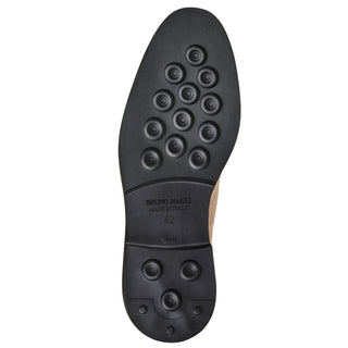 Bruno Magli Vespa Suede Leather Slip-On Wing-Tip Chelsea Boot (BM1054)-AmbrogioShoes