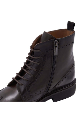 Bruno Magli Vincenzo Supple Calf-Skin Leather Wing-Tip Boot (BM1055)