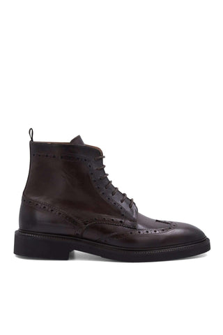 Bruno Magli Vincenzo Supple Calf-Skin Leather Wing-Tip Boot (BM1055)