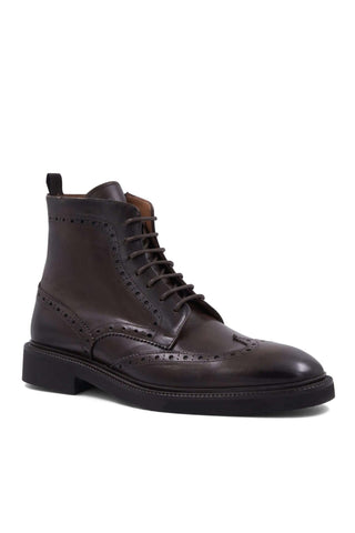 Bruno Magli Vincenzo Supple Calf-Skin Leather Wing-Tip Boot (BM1055)
