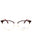 1319 - LIGHT GOLD/BORDEAUX/Clear demo lens
