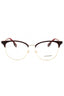 1319 - LIGHT GOLD/BORDEAUX/Clear demo lens